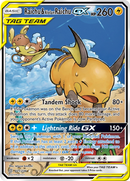 Raichu & Alolan Raichu GX (221/236) [Sun & Moon: Unified Minds] - Destination Retro