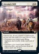 Akroma's Will (Extended Art) [Commander Legends] - Destination Retro