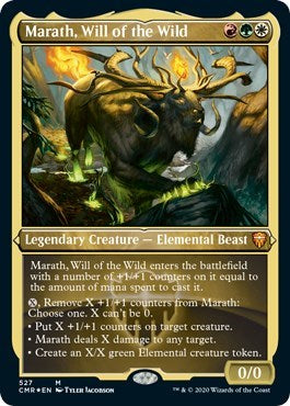 Marath, Will of the Wild (Foil Etched) [Commander Legends] - Destination Retro