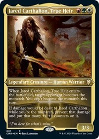 Jared Carthalion, True Heir (Foil Etched) [Commander Legends] - Destination Retro