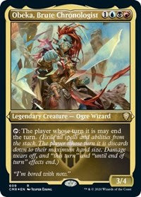 Obeka, Brute Chronologist (Foil Etched) [Commander Legends] - Destination Retro