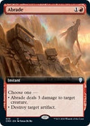 Abrade (Extended Art) [Commander Legends] - Destination Retro