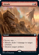 Abrade (Extended Art) [Commander Legends] - Destination Retro