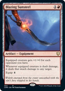 Blazing Sunsteel [Commander Legends] - Destination Retro