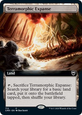 Terramorphic Expanse (Extended Art) [Commander Legends] - Destination Retro