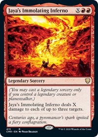 Jaya's Immolating Inferno [Commander Legends] - Destination Retro