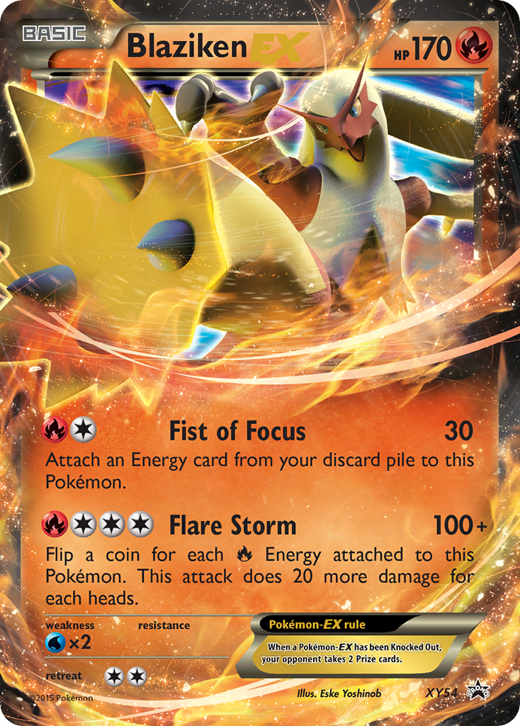 Blaziken EX (XY54) [XY: Black Star Promos] - Destination Retro