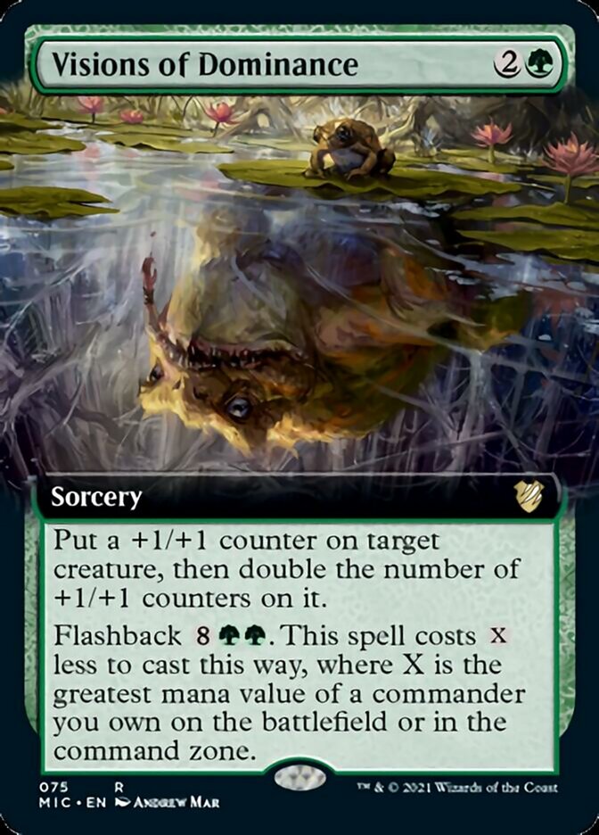 Visions of Dominance (Extended) [Innistrad: Midnight Hunt Commander] - Destination Retro