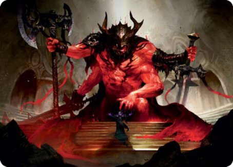 Awaken the Blood Avatar Art Card [Strixhaven: School of Mages Art Series] - Destination Retro