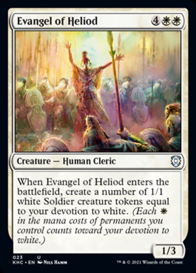 Evangel of Heliod [Kaldheim Commander] - Destination Retro