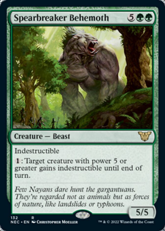 Spearbreaker Behemoth [Kamigawa: Neon Dynasty Commander] - Destination Retro