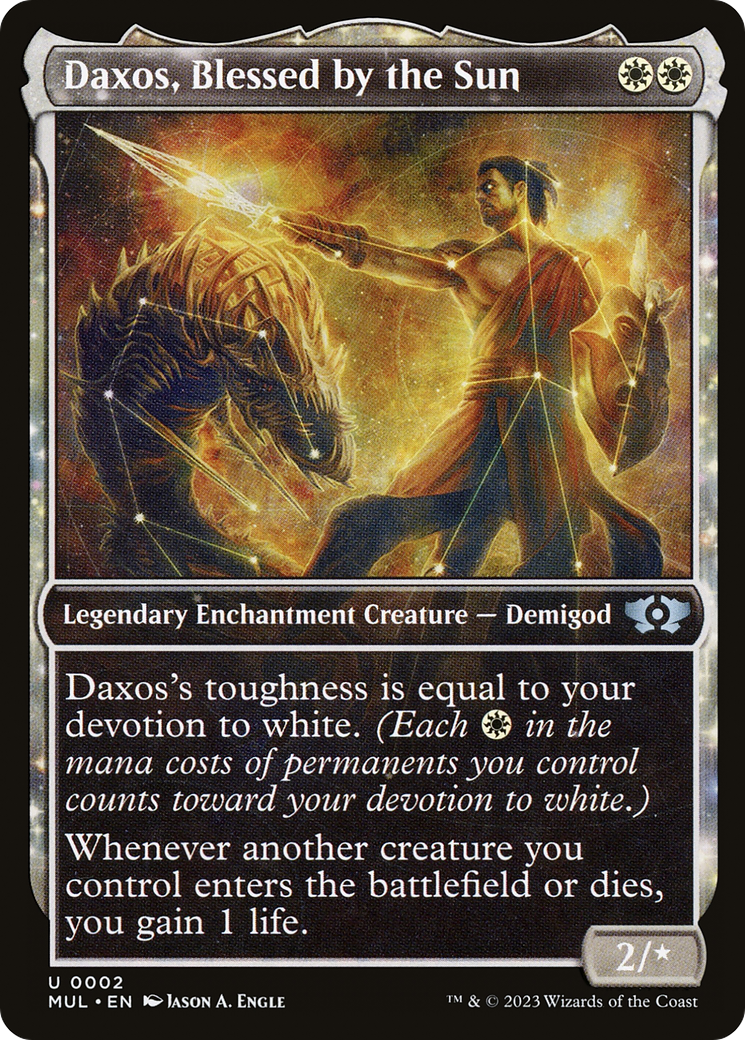 Daxos, Blessed by the Sun [Multiverse Legends] - Destination Retro