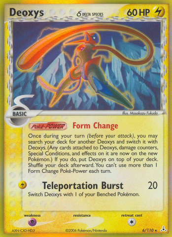 Deoxys (6/110) (Delta Species) [EX: Holon Phantoms] - Destination Retro