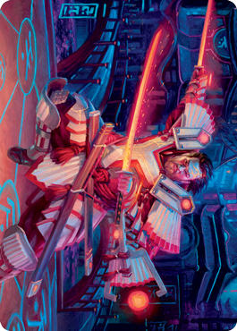 Isshin, Two Heavens as One 1 Art Card [Kamigawa: Neon Dynasty Art Series] - Destination Retro
