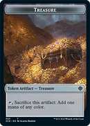 Treasure // Treasure Double-Sided Token [Starter Commander Decks] - Destination Retro