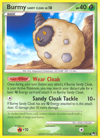 Burmy Sandy Cloak (12/17) [POP Series 7] - Destination Retro