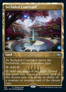 Secluded Courtyard (Promo Pack) [Kamigawa: Neon Dynasty Promos] - Destination Retro