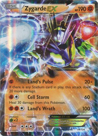 Zygarde EX (54/124) (Jumbo Card) [XY: Fates Collide] - Destination Retro