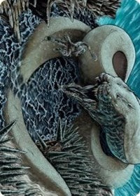 Koma, Cosmos Serpent 2 Art Card [Kaldheim: Art Series] - Destination Retro