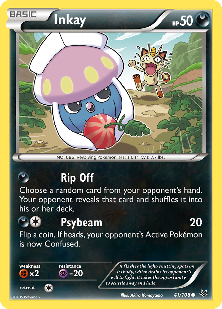 Inkay (41/108) [XY: Roaring Skies] - Destination Retro