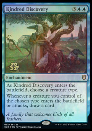 Kindred Discovery [Commander Legends: Battle for Baldur's Gate Prerelease Promos] - Destination Retro