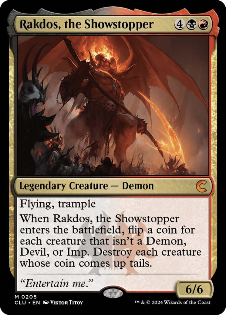 Rakdos, the Showstopper [Ravnica: Clue Edition] - Destination Retro