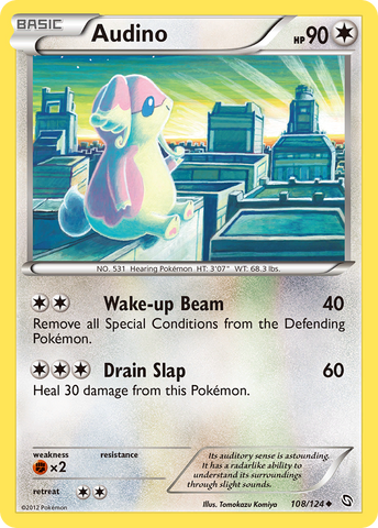 Audino (108/124) [Black & White: Dragons Exalted] - Destination Retro
