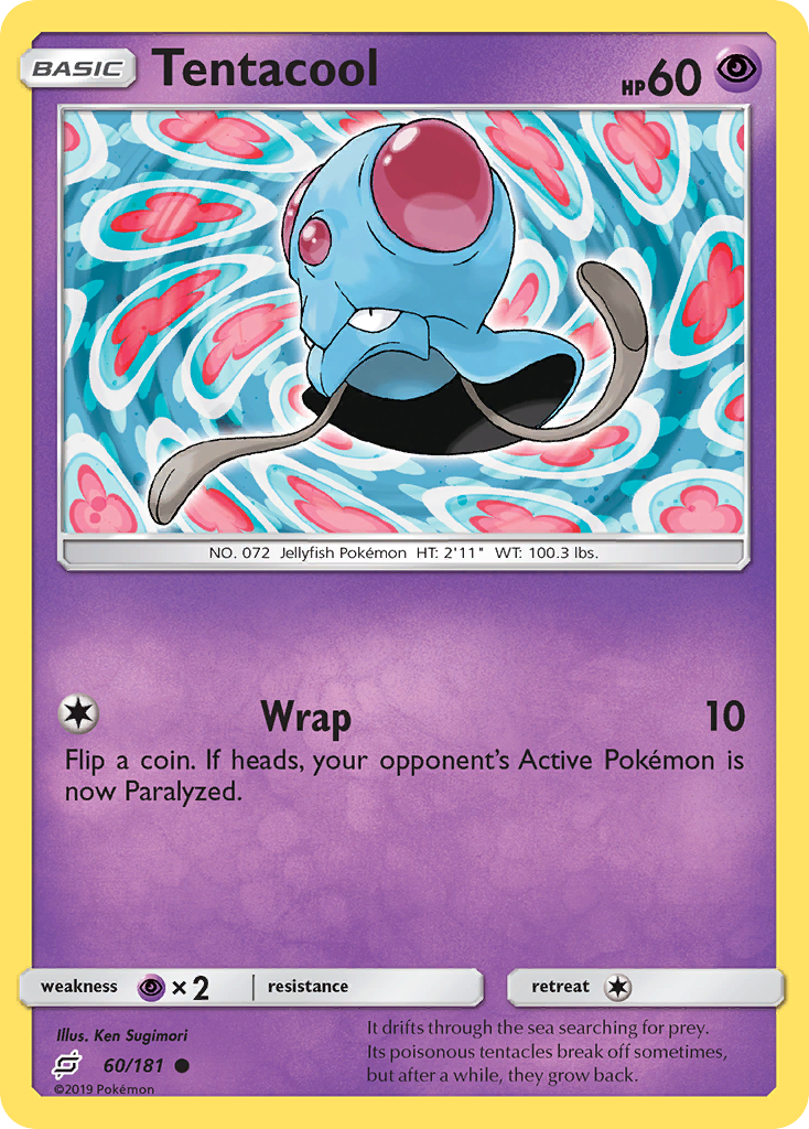 Tentacool (60/181) [Sun & Moon: Team Up] - Destination Retro
