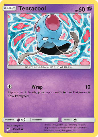 Tentacool (60/181) [Sun & Moon: Team Up] - Destination Retro