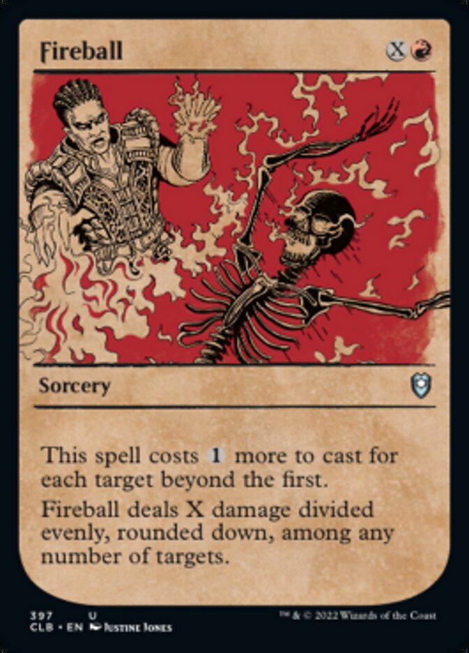 Fireball (Showcase) [Commander Legends: Battle for Baldur's Gate] - Destination Retro