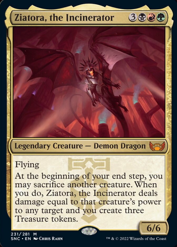 Ziatora, the Incinerator [Streets of New Capenna] - Destination Retro