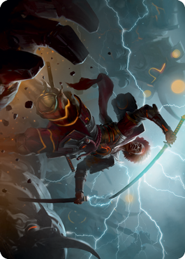 Raiyuu, Storm's Edge Art Card [Kamigawa: Neon Dynasty Art Series] - Destination Retro