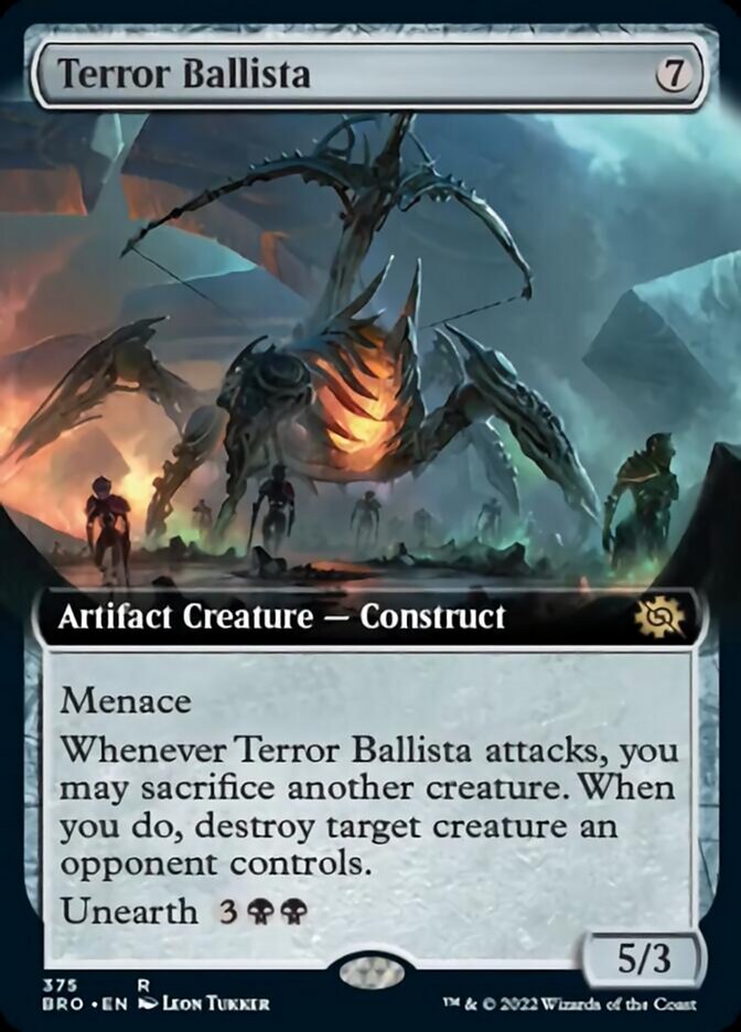 Terror Ballista (Extended Art) [The Brothers' War] - Destination Retro