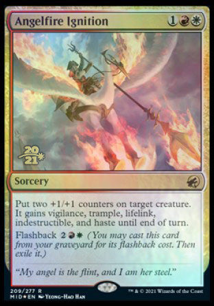 Angelfire Ignition [Innistrad: Midnight Hunt Prerelease Promos] - Destination Retro