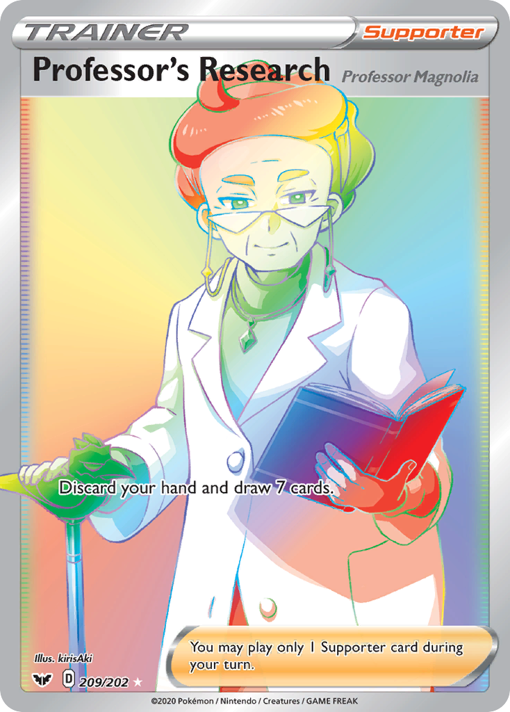 Professor's Research (209/202) [Sword & Shield: Base Set] - Destination Retro