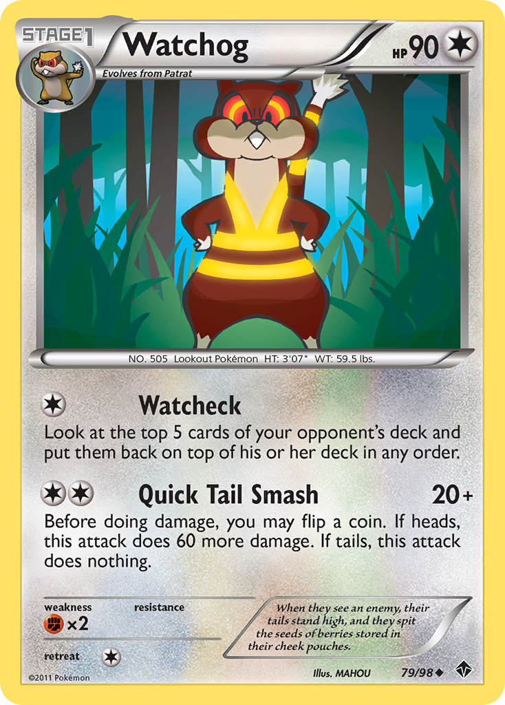 Watchog (79/98) [Black & White: Emerging Powers] - Destination Retro