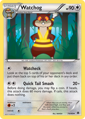 Watchog (79/98) [Black & White: Emerging Powers] - Destination Retro