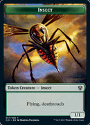 Beast (011) // Insect Token [Commander 2021 Tokens] - Destination Retro