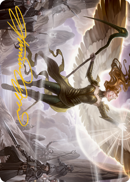 Sigarda's Splendor Art Card (Gold-Stamped Signature) [Innistrad: Midnight Hunt Art Series] - Destination Retro