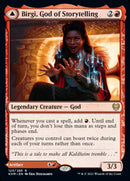 Birgi, God of Storytelling // Harnfel, Horn of Bounty [Kaldheim] - Destination Retro