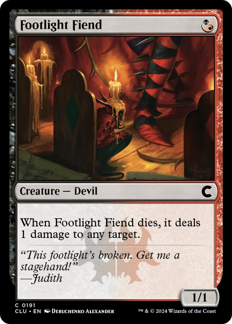 Footlight Fiend [Ravnica: Clue Edition] - Destination Retro