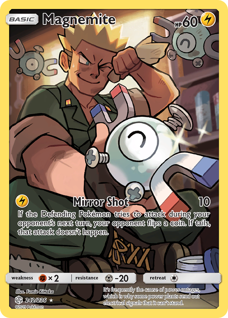 Magnemite (242/236) [Sun & Moon: Cosmic Eclipse] - Destination Retro