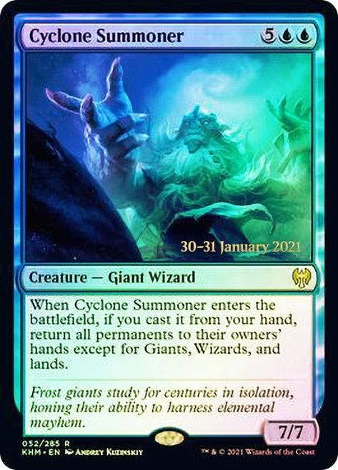 Cyclone Summoner  [Kaldheim Prerelease Promos] - Destination Retro