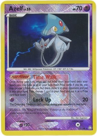 Azelf (19/146) (League Promo) [Diamond & Pearl: Legends Awakened] - Destination Retro