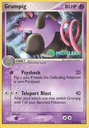 Grumpig (Prerelease Promo) (29/106) [Nintendo: Black Star Promos] - Destination Retro