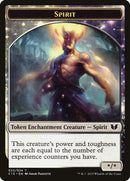 Knight (005) // Spirit (023) Double-Sided Token [Commander 2015 Tokens] - Destination Retro