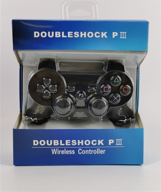 PS3 - Controller - Doubleshock III (Black) - Destination Retro