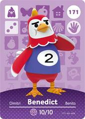 Benedict #171 [Animal Crossing Series 2] - Amiibo Cards - Destination Retro