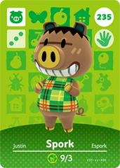 Spork #235 [Animal Crossing Series 3] - Amiibo Cards - Destination Retro