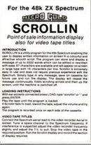 Scrollin - ZX Spectrum - Destination Retro